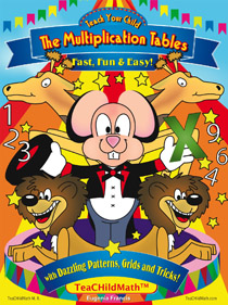 Teach Your Child the Multiplication Tables, Fast, Fun & Easy with Dazzling Patterns, Grids and Tricks!